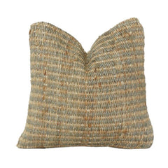 Handgewebter Jute-Kissenbezug | Naturtexturiertes Boho-Kissen | Umweltfreundliche rustikale Wohndekoration | 45x45 cm