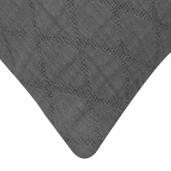 ufted Grey Diamond Textured Cushion Cover – 45 x 45 cm