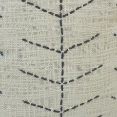 Hand Embroidered Geometric Cotton Cushion Cover | 45x45 cm | Modern Boho Decorative Pillow Cover