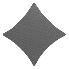 ufted Grey Diamond Textured Cushion Cover – 45 x 45 cm