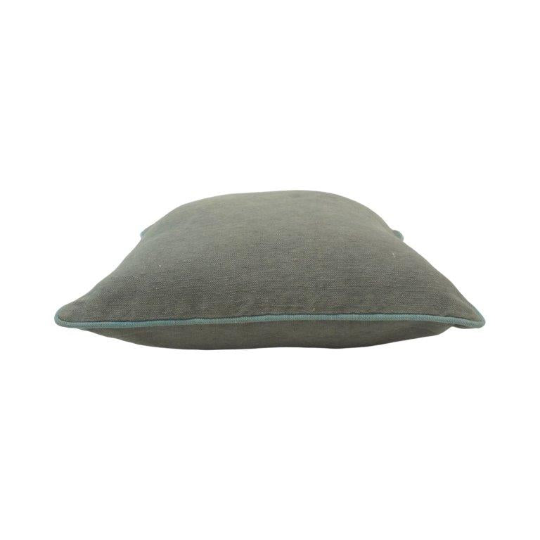 Olive Green Velvet Cushion Cover | 45x45 cm Decorative Throw Pillow Cover | Soft Luxury Sofa Cushion - Bulk manufacturer & supplier from Panipat, India