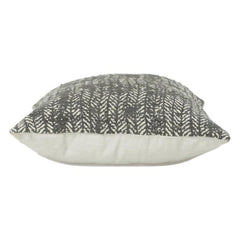 Textured Jacquard Cotton Cushion Cover 45x45 cm | Woven Abstract Pattern | Modern Neutral Décor Pillow