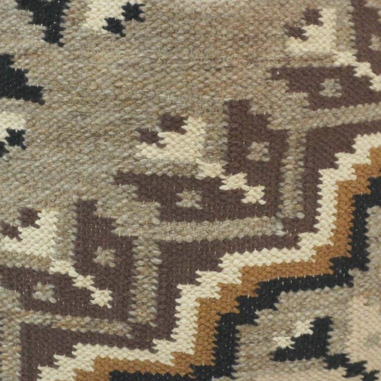Boho Jacquard Cushion Cover – Ethnic Pattern Cotton Blend Pillow Cover | 45x45 cm - Bulk manufacturer & supplier from Panipat, India