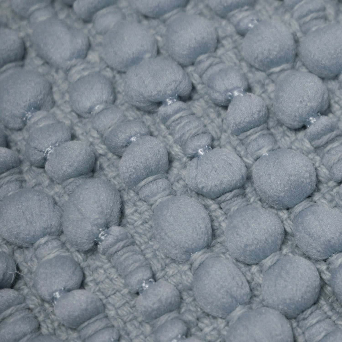 Textured Bobble Polyester Cushion Cover 45x45 cm | Soft Decorative Throw Pillow Cover with Hidden Zipper | Modern Boho Sofa & Bed Cushion Cover | Grey