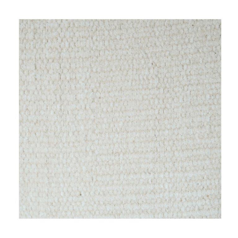 Minimalist Off-White Cotton Cushion Cover with Tassels | Handwoven Textured Pillow Cover | Boho Neutral Decor | 18x18 Inch - Bulk manufacturer & supplier from Panipat, India