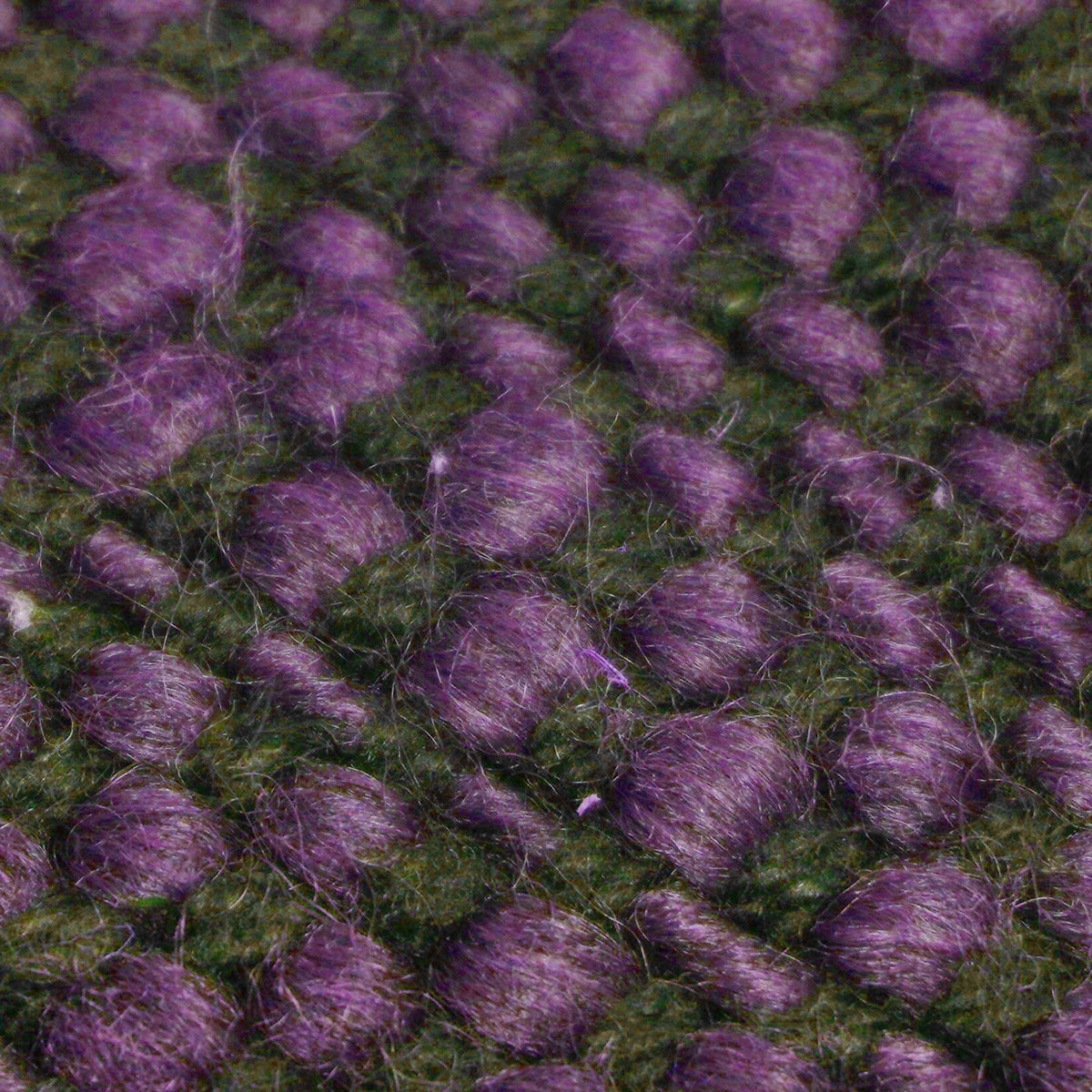 Handwoven Textured Purple Cushion Cover 45 x 45 cm – Handmade Woven Cushion Cover
