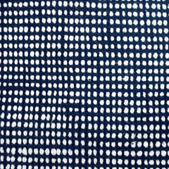Handmade Indigo Cotton Cushion Cover 45x45 cm | Textured Woven Throw Pillow Cover | Modern Boho Home Décor