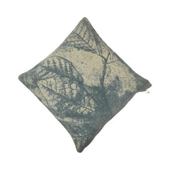 Nature Mist Printed Cotton Cushion Cover – Abstract Botanical Design | 45x45 cm