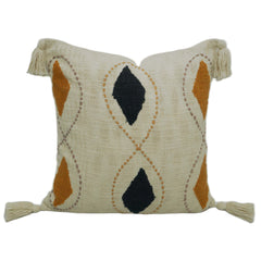 Patchwork Embroidered Cushion Cover 45x45 cm