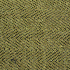 Olive Green Chevron Textured Cotton Cushion Cover – 45x45 cm | Modern Woven Decorative Pillow Cover
