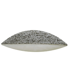 Neutral beige and olive textured handwoven cushion cover 45x45 cm