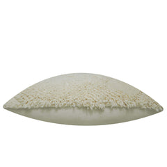 Tufted Textured Cushion Cover 45 x 45 cm – Ivory Cream Shaggy Design