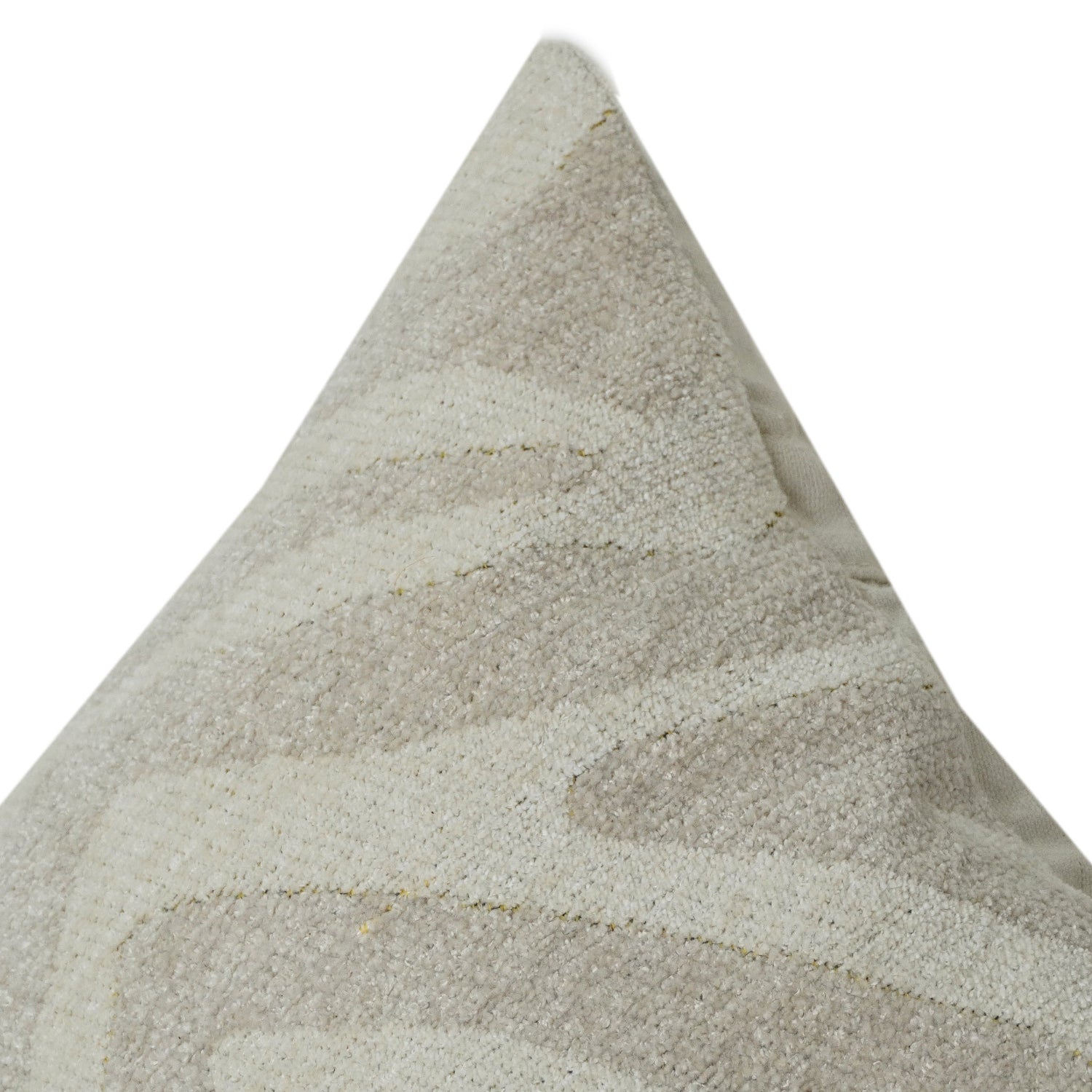 Elegant Neutral Jacquard Cushion Cover | Abstract Textured Woven Design | Premium Cotton Blend | 18x18 Inch Sofa & Living Room Décor