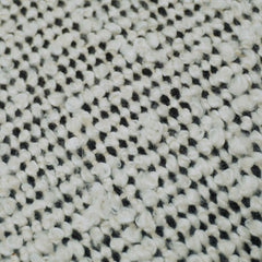 Handwoven Textured Cushion Cover – Ivory & Black Speckled Weave, 45 x 45 cm
