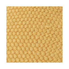 Solid Textured Cotton Cushion Cover with Fringed Edges – Mustard Yellow | Soft Woven Decorative Pillow Cover | 18x18 Inch