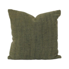 Housse de coussin en coton vert olive texturé | Housse de coussin décoratif unie minimaliste | Coussin de canapé et de décoration d'intérieur de 45x45 cm