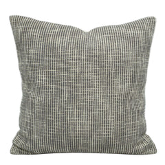 Handwoven Grey & Ivory Textured Cushion Cover – 45 x 45 cm