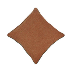 Earthy Rust Textured Cushion Cover | 45x45 Decorative Pillow Cover