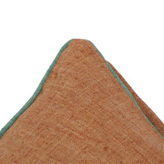 Earthy Rust Textured Cushion Cover | 45x45 Decorative Pillow Cover