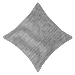 Grey textured handwoven cushion cover 45x45 cm