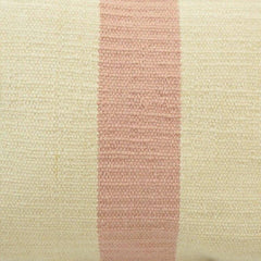Handwoven Striped Cotton Cushion Cover with Tassels | Handmade Lumbar Pillow Cover 30x50 cm | Boho Neutral Décor Cushion