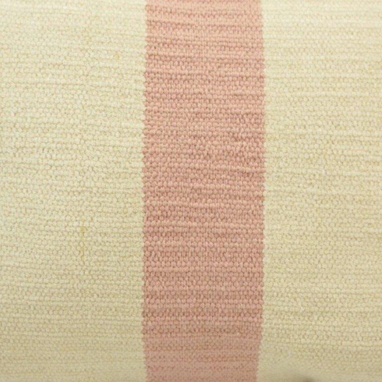 Handwoven Striped Cotton Cushion Cover with Tassels | Handmade Lumbar Pillow Cover 30x50 cm | Boho Neutral Décor Cushion