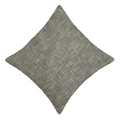 Handwoven Grey & Ivory Textured Cushion Cover – 45 x 45 cm