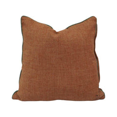 Earthy Rust Textured Cushion Cover | 45x45 Decorative Pillow Cover