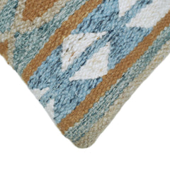 Handwoven Geometric Diamond Pattern Cushion Cover – 45 x 45 cm