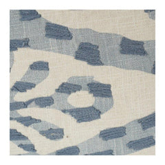 Handcrafted Look Blue Abstract Print Cotton Cushion Cover – Soft Home Décor Accent