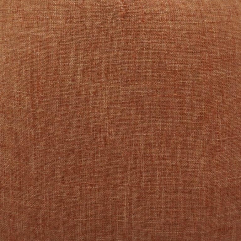 Earthy Rust Textured Cushion Cover | 45x45 Decorative Pillow Cover - Bulk manufacturer & supplier from Panipat, India