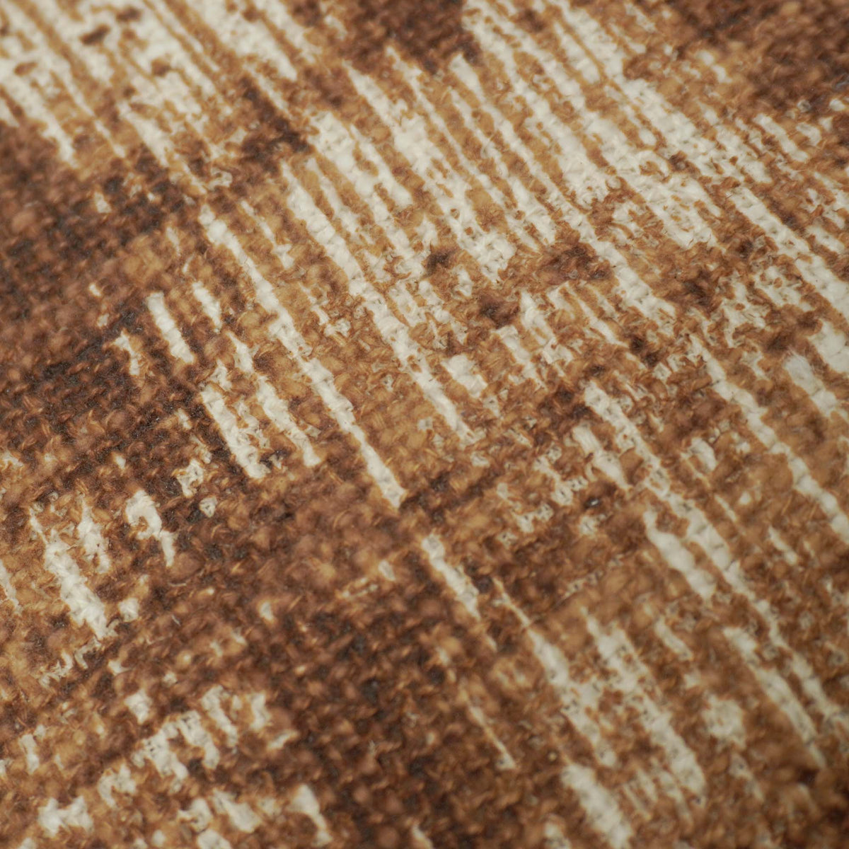 Abstract Brown Printed Cotton Cushion Cover 45x45 cm | Modern Textured Decorative Throw Pillow Cover | Concealed Zip | Sofa & Living Room Décor