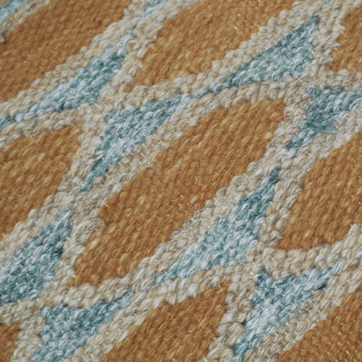 Handwoven Geometric Diamond Pattern Cushion Cover – 45 x 45 cm