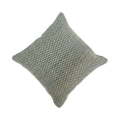 Handmade Cotton Cushion Cover 45x45 cm | Woven Textured Black & White Throw Pillow Cover | Modern Boho Home Décor
