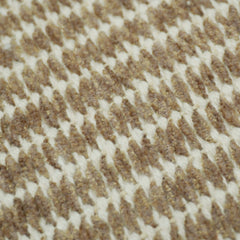 Handwoven Cotton Cushion Cover – Beige & Natural Textured Stripe, 45 x 45 cm