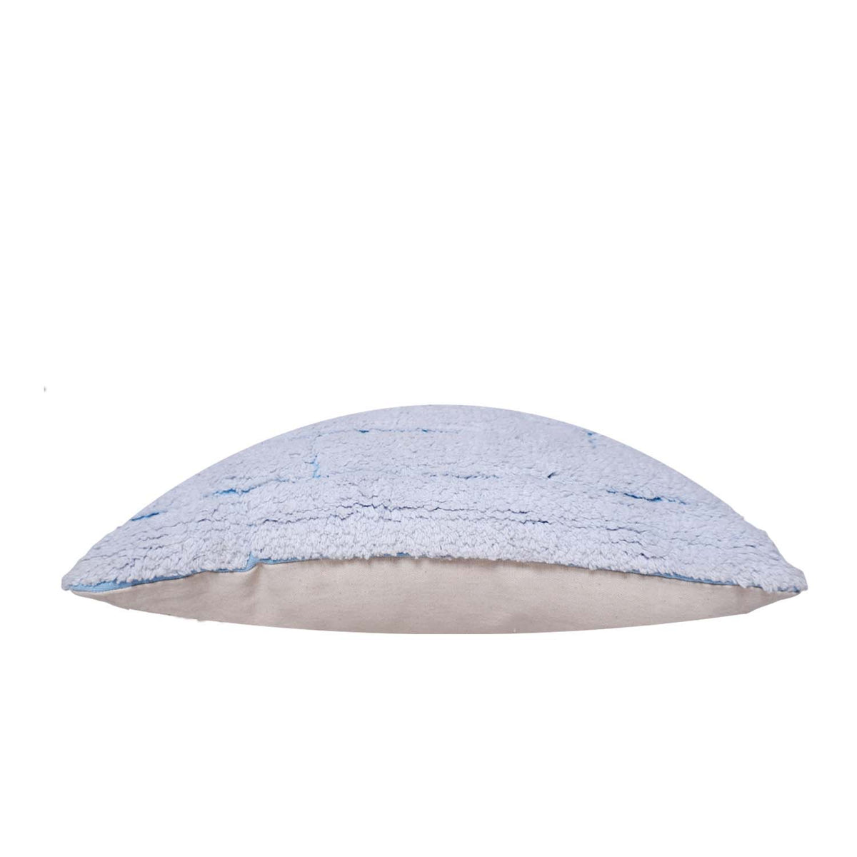 Sky Blue Tufted Cotton Cushion Cover 45x45 cm | Textured Handmade Decorative Throw Pillow Cover | Modern Boho Home Décor - Bulk manufacturer & supplier from Panipat, India