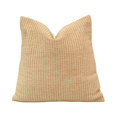 Beige & Cream Textured Handwoven Cotton Cushion Cover 45x45 cm