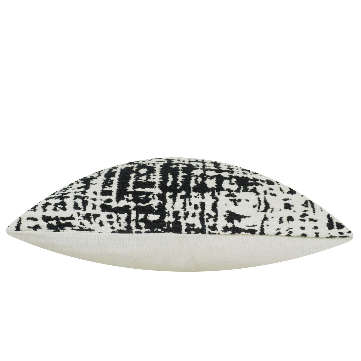 Jacquard Cushion Cover 45x45 cm – Black & White Abstract Pattern Decorative Cushion Cover for Home Décor