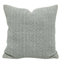 Handwoven Textured Cotton Cushion Cover – Grey & Ivory Woven Design, 45 x 45 cm