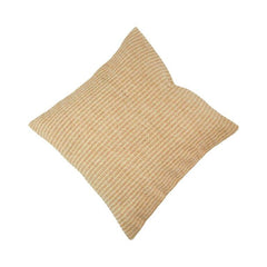Textured Woven Cotton Cushion Cover – Beige & Cream | 45 x 45 cm | Minimalist Decorative Pillow Cover