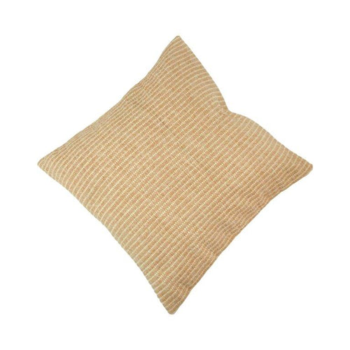 Beige cream textured woven cotton cushion cover 45x45 cm