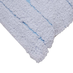 Sky Blue Tufted Cotton Cushion Cover 45x45 cm | Textured Handmade Decorative Throw Pillow Cover | Modern Boho Home Décor