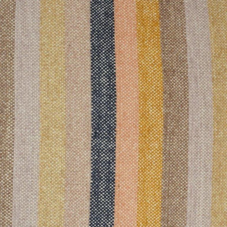Handwoven Striped Cotton Cushion Cover – Multi Tone Woven Throw Pillow Cover | 45x45 cm - Bulk manufacturer & supplier from Panipat, India