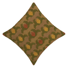 Handwoven Cotton Cushion Cover 45x45 cm | Geometric Tufted Woven Decorative Throw Pillow Cover | Boho Rustic Home Décor | Concealed Zipper | 18x18 Inch
