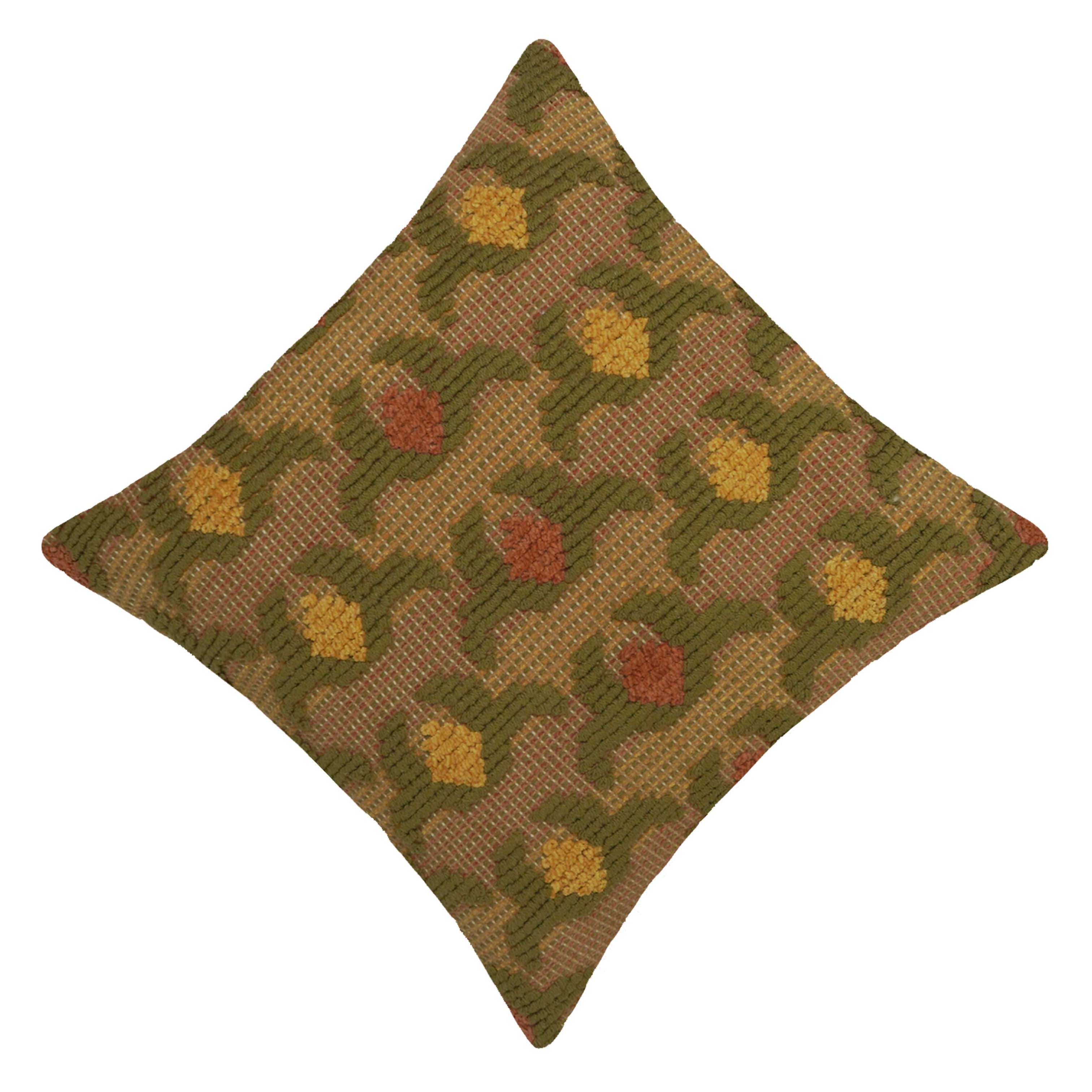 Handwoven Cotton Cushion Cover 45x45 cm | Geometric Tufted Woven Decorative Throw Pillow Cover | Boho Rustic Home Décor | Concealed Zipper | 18x18 Inch