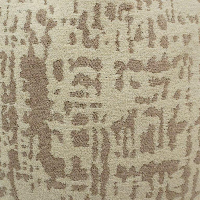 Beige Abstract Jacquard Cotton Cushion Cover | 45x45 cm Decorative Throw Pillow Cover | Modern Textured Design