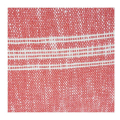 Handwoven Cotton Cushion Cover with Minimal Stripe Design | Textured Coral Cushion | 18x18 Inch Decorative Pillow Cover