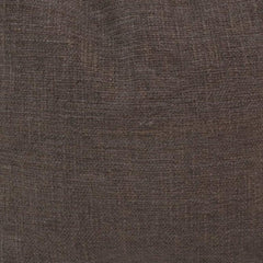 Rustic Brown Fringe Cotton Cushion Cover | Textured Linen Look Pillow Cover | 45 x 45 cm