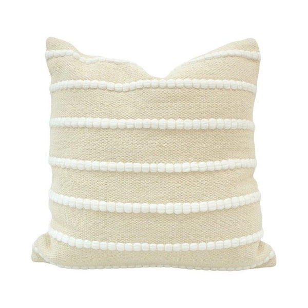 Handcrafted Patchwork Ruffle Cotton Cushion Cover 45x45 cm | Layered Textured Boho Throw Pillow Cover | Concealed Zip