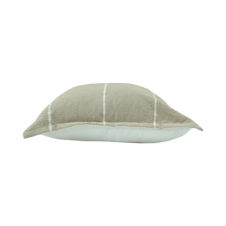 Palm Tree Embroidered Cotton Cushion Cover – Sage Green | 45x45 cm Decorative Pillow Cover - Bulk manufacturer & supplier from Panipat, India
